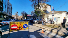 Atenție șoferi! Trafic rutier suspendat pe o stradă din centrul Capitalei